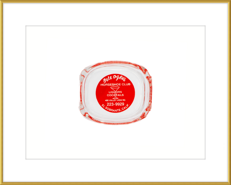 Pete Ogle's Horseshoe Club Ashtray Wall Art