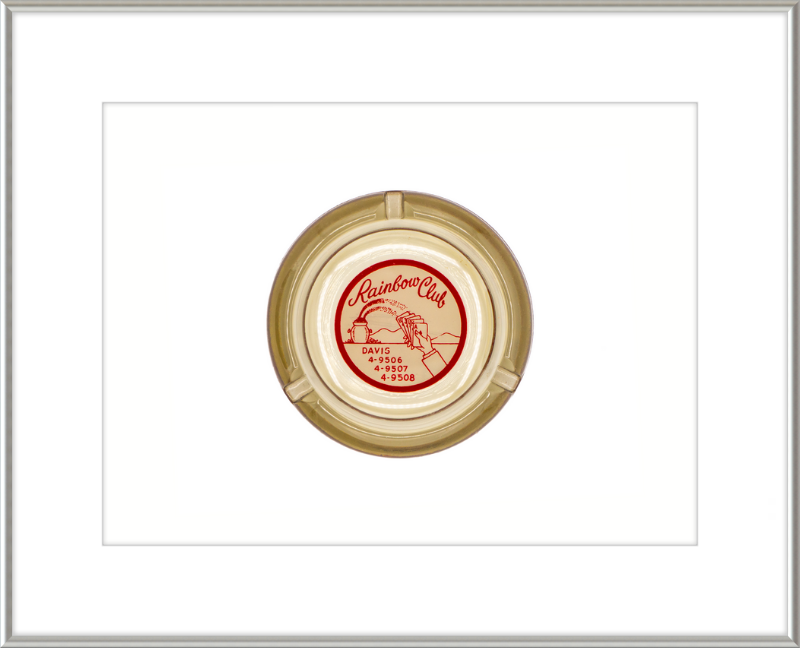 Rainbow Club Beige Ashtray Wall Art