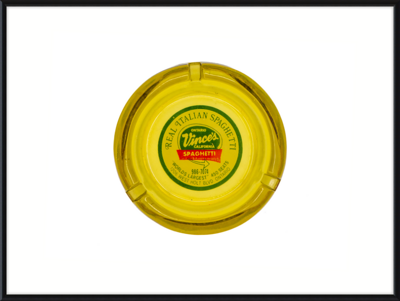 Vince's California Spaghetti Ashtray Wall Art