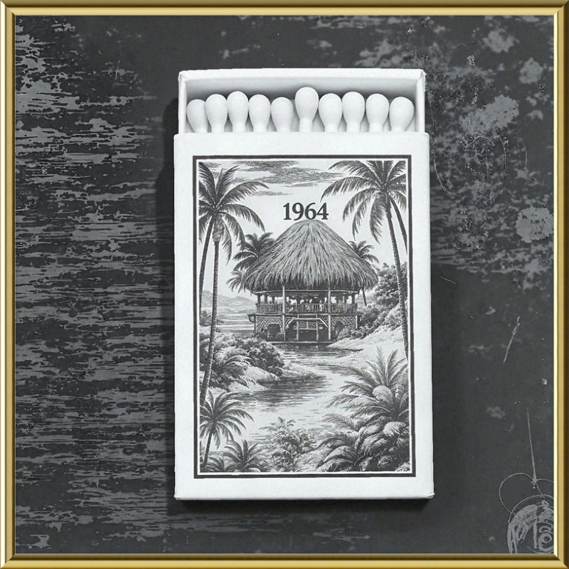 TIKI Matchbook Framed Art
