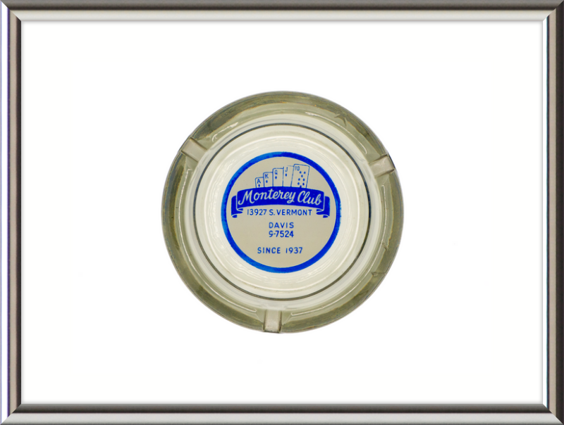 Monterey Club Ashtray Wall Art