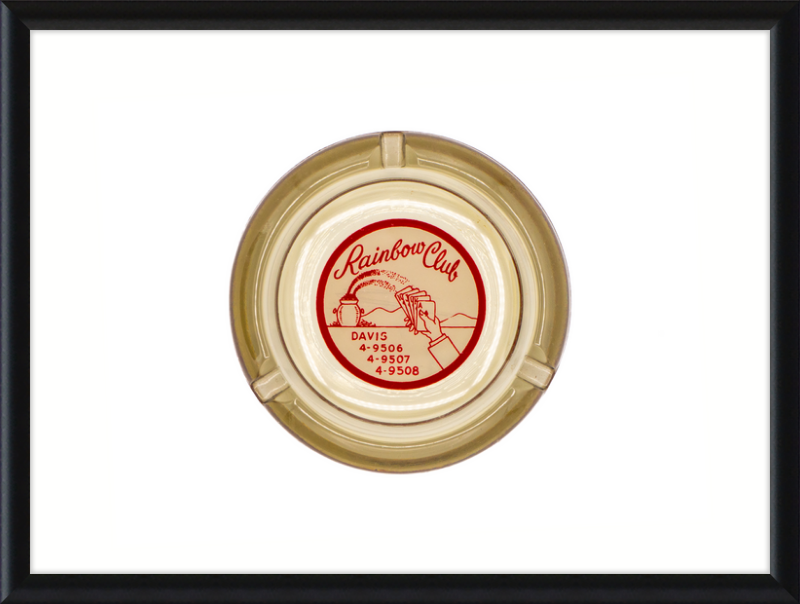 Rainbow Club Beige Ashtray Wall Art
