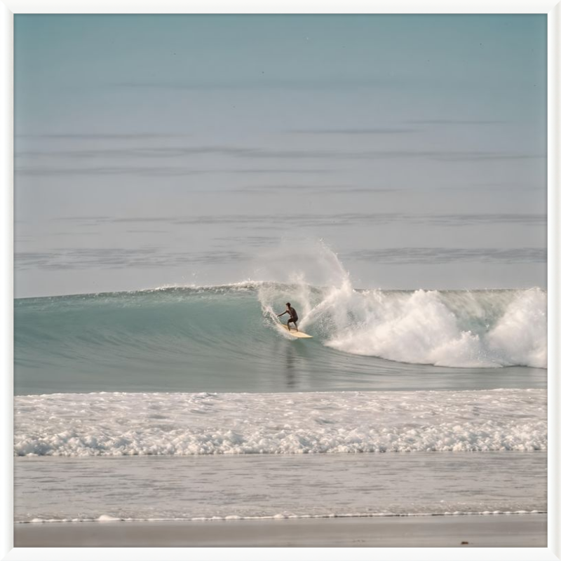 Catching Wave Surfing Framed Art