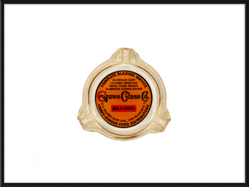 Growe Glass Co Ashtray Wall Art