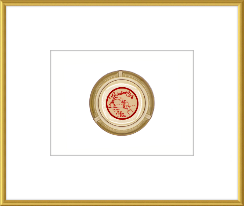 Rainbow Club Beige Ashtray Wall Art
