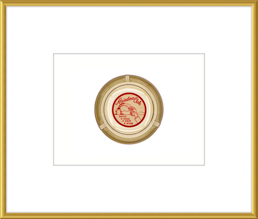 Rainbow Club Beige Ashtray Wall Art
