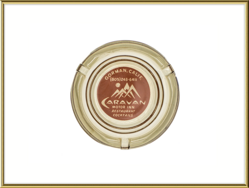 Caravan Motor Inn Ashtray Wall Art