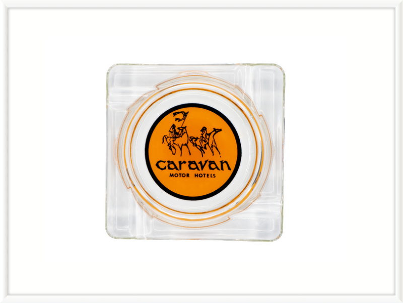Caravan Motor Hotels Ashtray Wall Art
