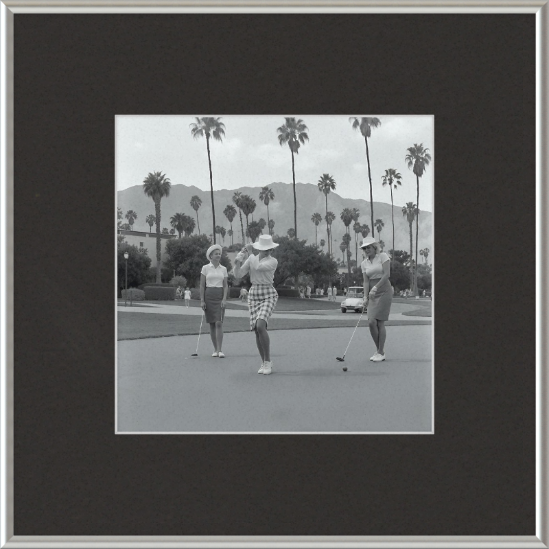 Vintage Palm Springs Golf Framed Art