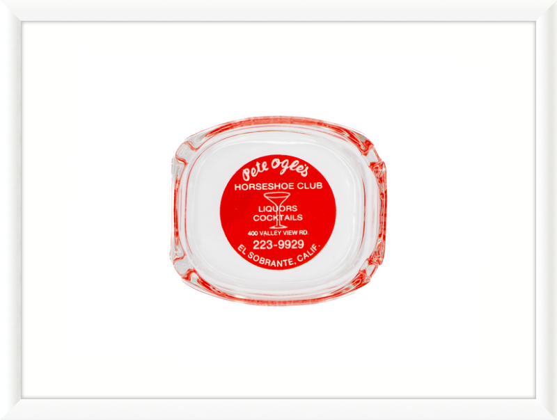 Pete Ogle's Horseshoe Club Ashtray Wall Art