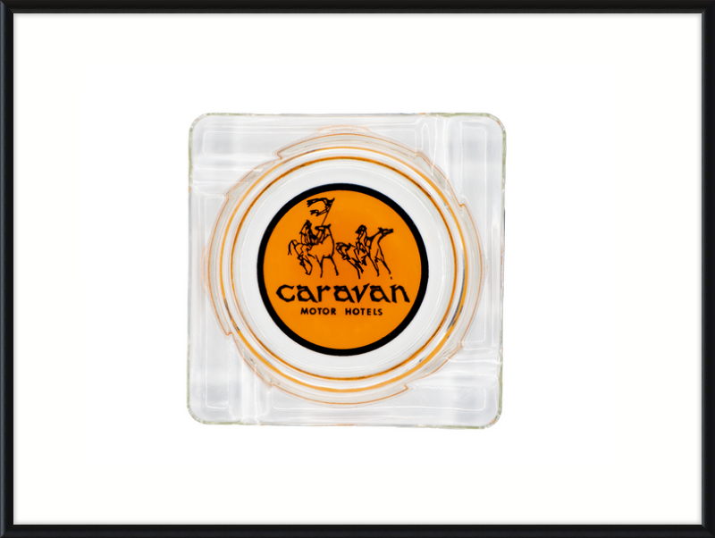 Caravan Motor Hotels Ashtray Wall Art
