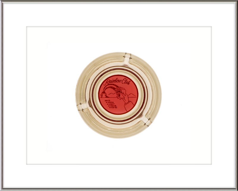 Rainbow Club Ashtray Wall Art