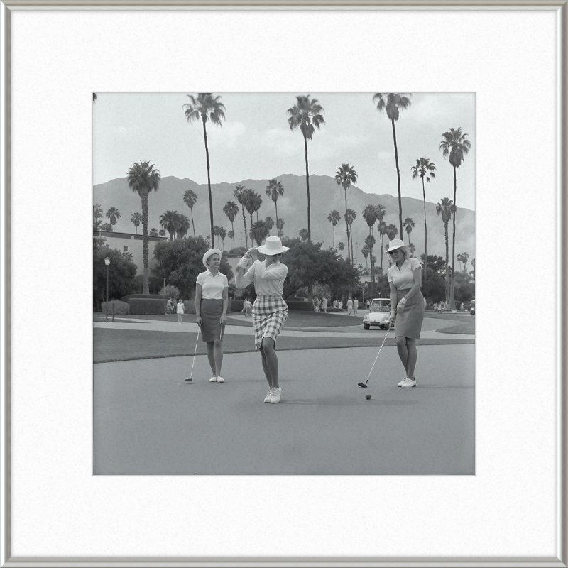 Vintage Palm Springs Golf Framed Art