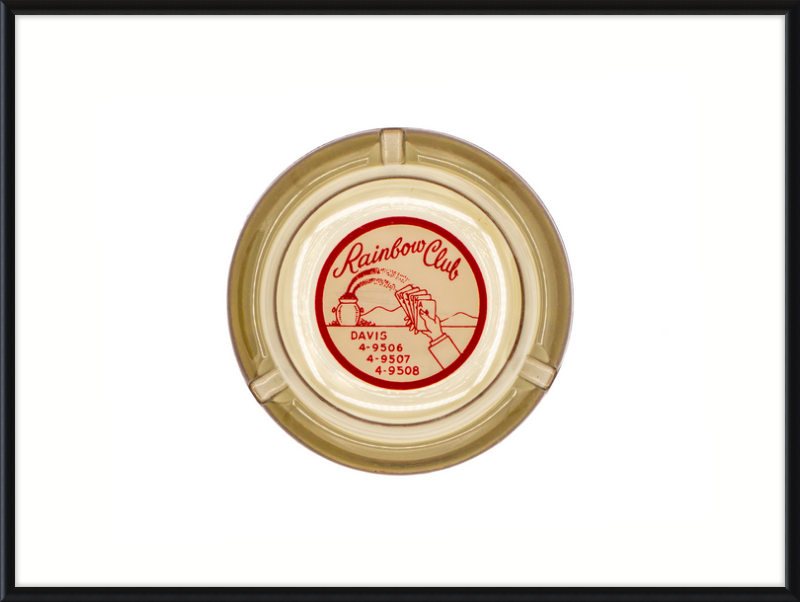Rainbow Club Beige Ashtray Wall Art