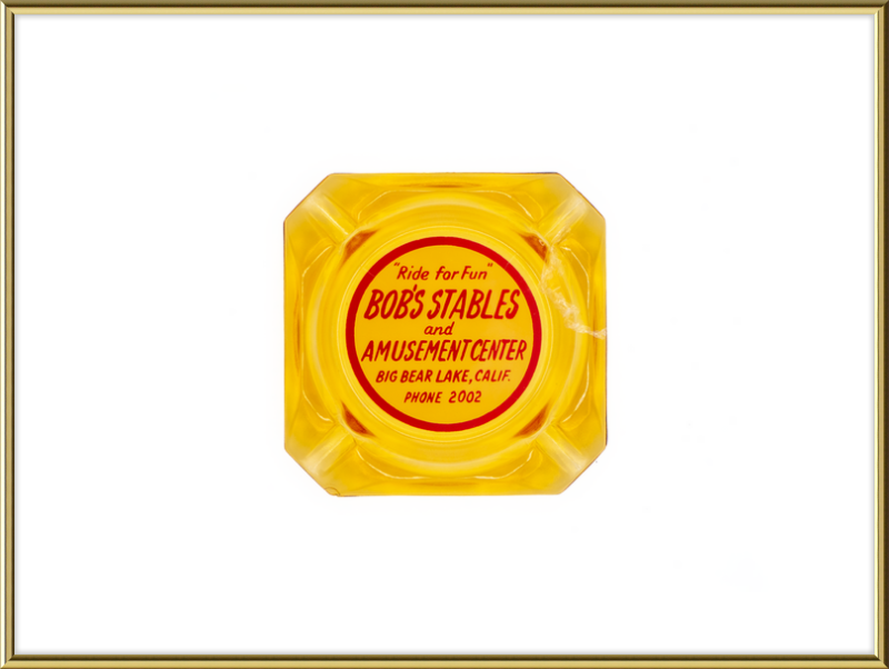 Bob's Stables and Amusement Center Ashtray Wall Art