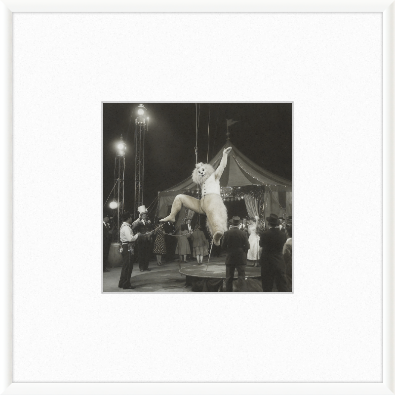 1900's Circus Oddity Framed Wall Art