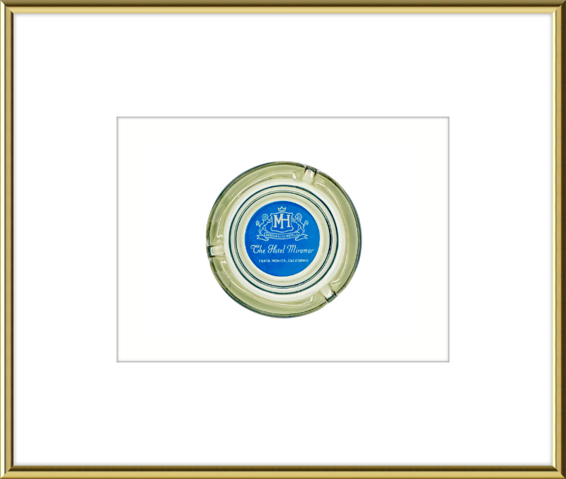 The Hotel Miramar Ashtray Wall Art