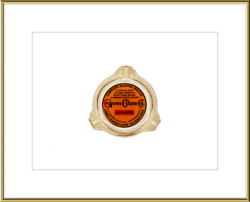 Growe Glass Co Ashtray Wall Art