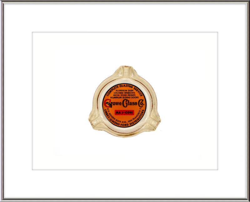 Growe Glass Co Ashtray Wall Art