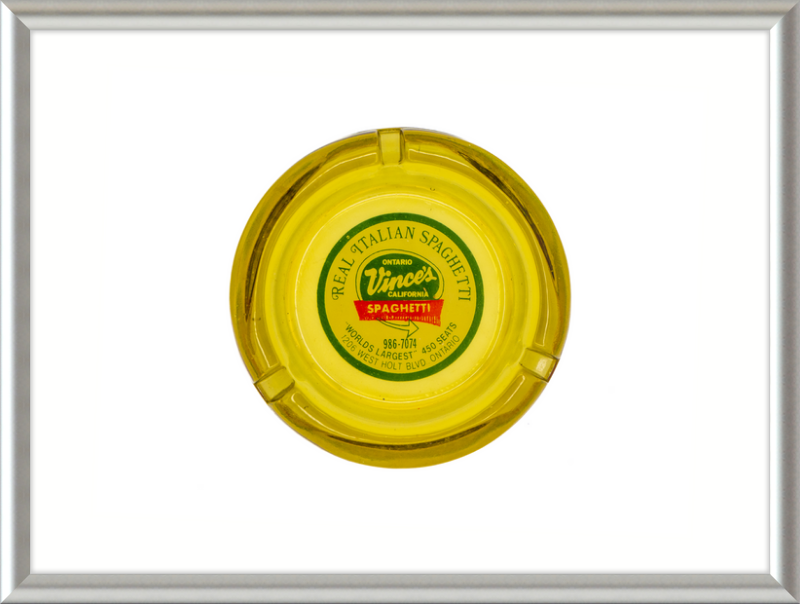 Vince's California Spaghetti Ashtray Wall Art