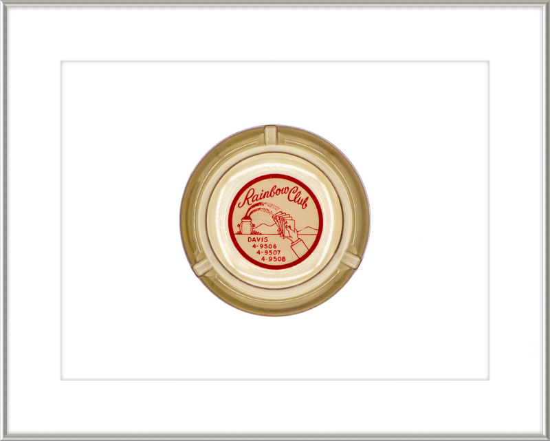 Rainbow Club Beige Ashtray Wall Art