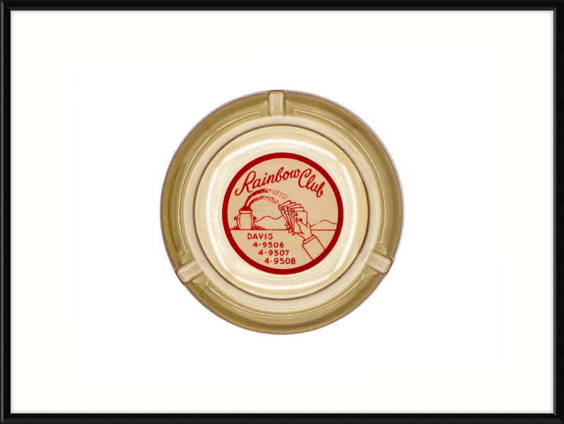 Rainbow Club Beige Ashtray Wall Art