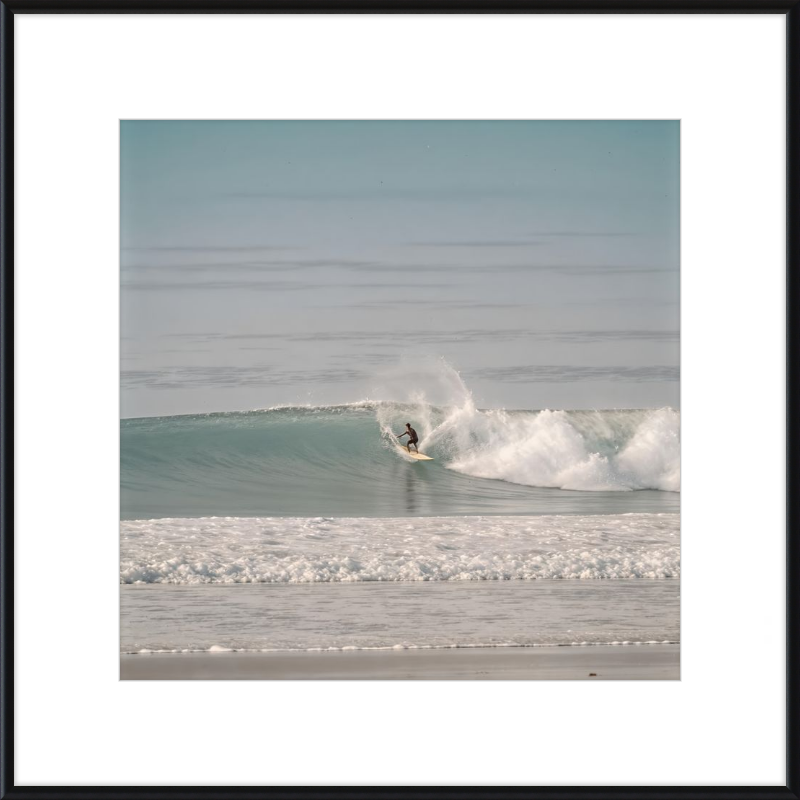 Catching Wave Surfing Framed Art