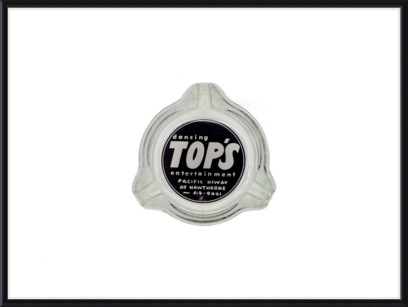 dancing TOP'S entertainment Ashtray Wall Art