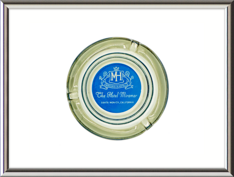 The Hotel Miramar Ashtray Wall Art