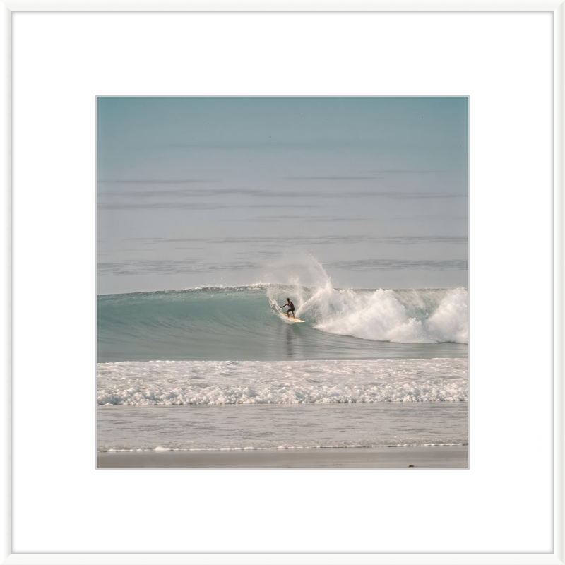 Catching Wave Surfing Framed Art