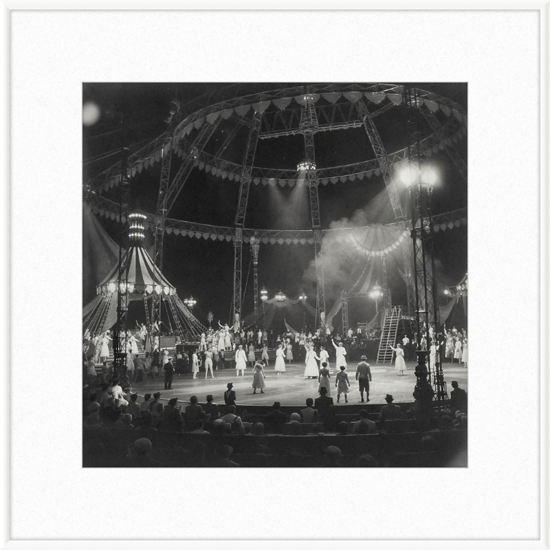 Vintage Circus Act Framed Art