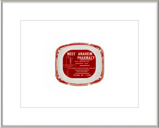 West Anaheim Pharmacy Ashtray Wall Art