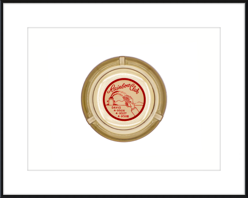 Rainbow Club Beige Ashtray Wall Art