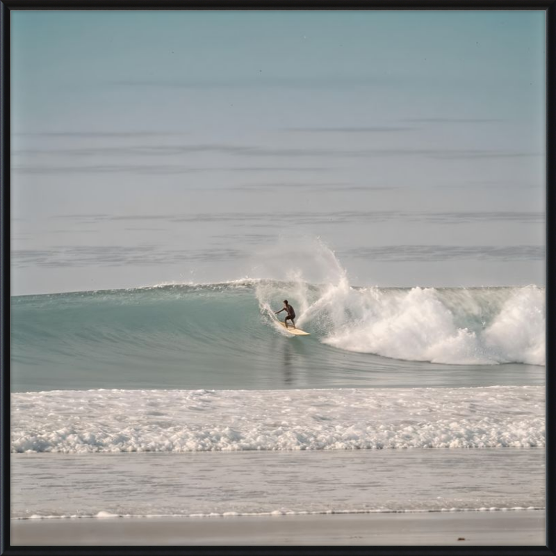 Catching Wave Surfing Framed Art