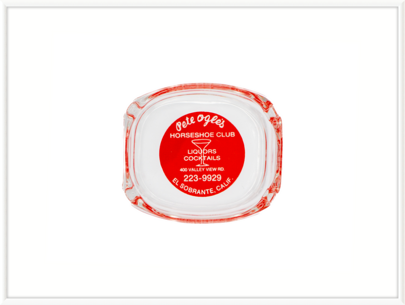 Pete Ogle's Horseshoe Club Ashtray Wall Art