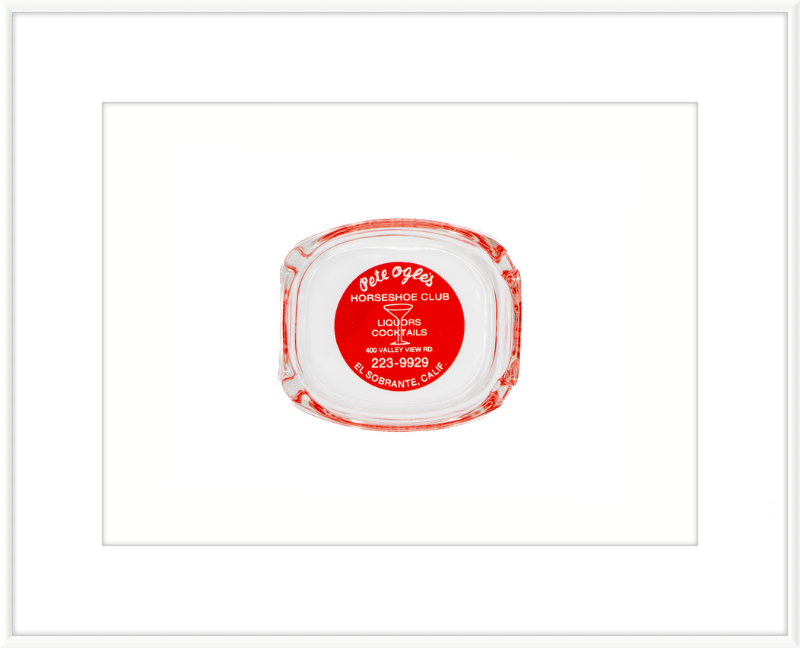Pete Ogle's Horseshoe Club Ashtray Wall Art