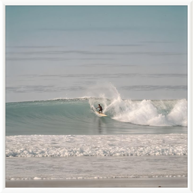 Catching Wave Surfing Framed Art