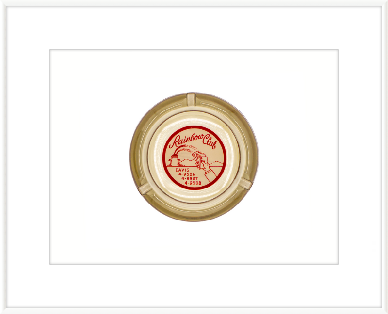 Rainbow Club Beige Ashtray Wall Art