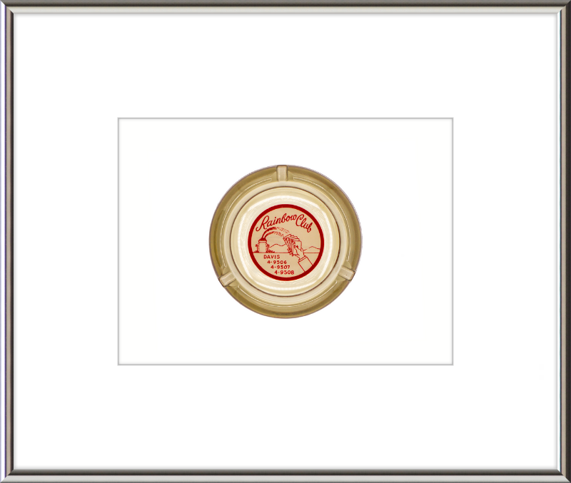Rainbow Club Beige Ashtray Wall Art