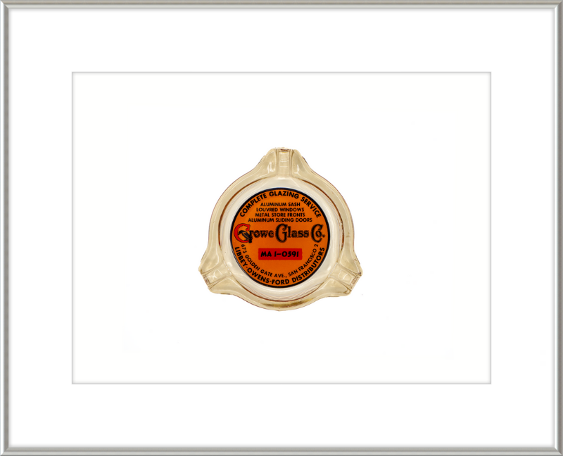 Growe Glass Co Ashtray Wall Art
