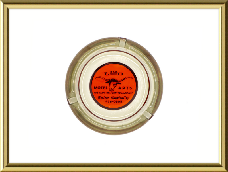 L Bar D Motel Apts Ashtray Wall Art
