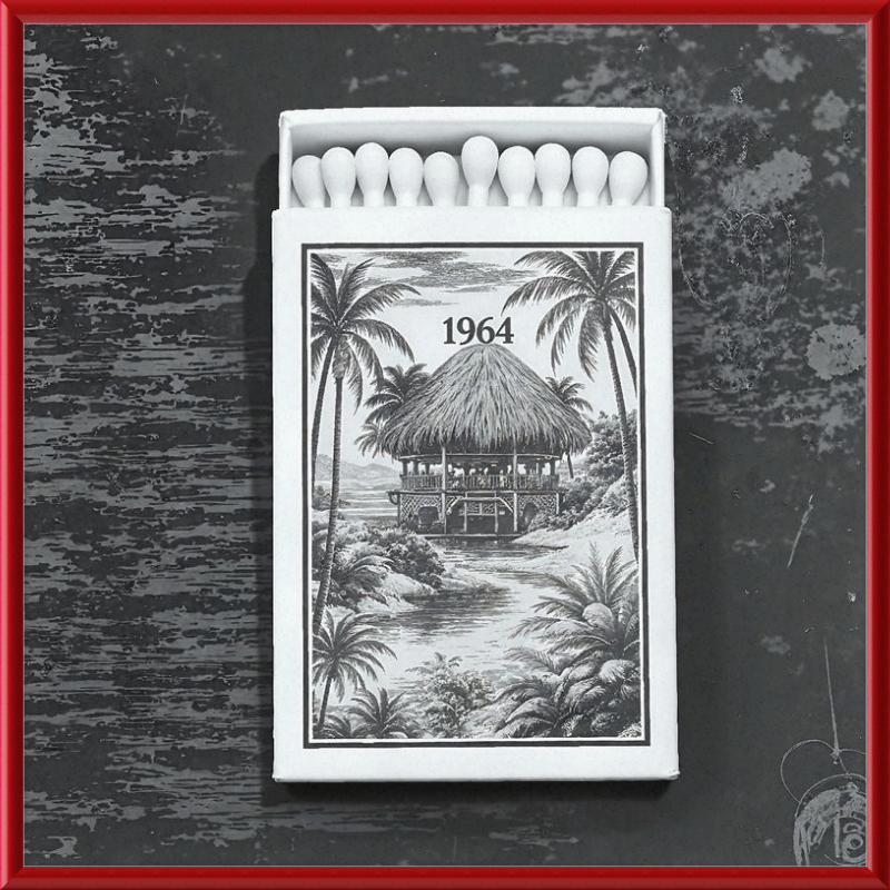 TIKI Matchbook Framed Art