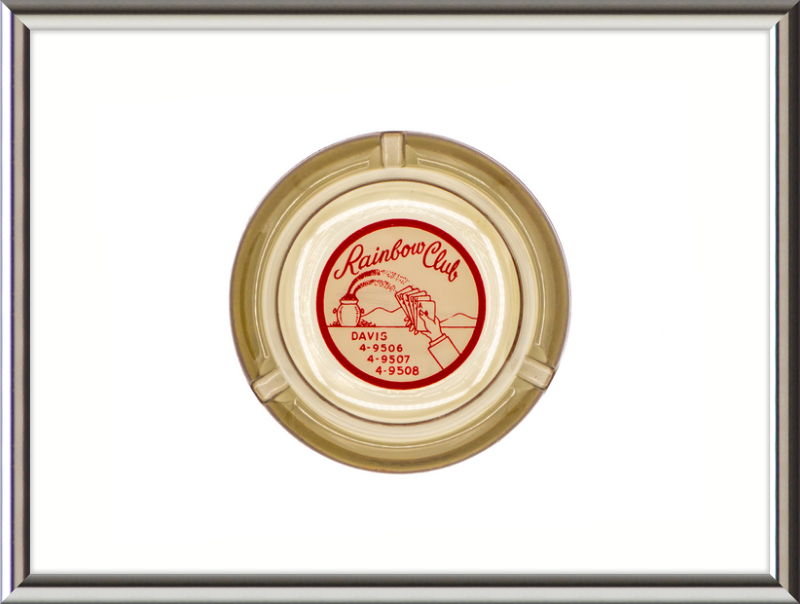 Rainbow Club Beige Ashtray Wall Art