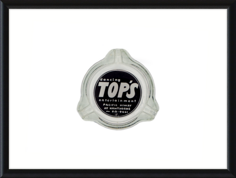 dancing TOP'S entertainment Ashtray Wall Art