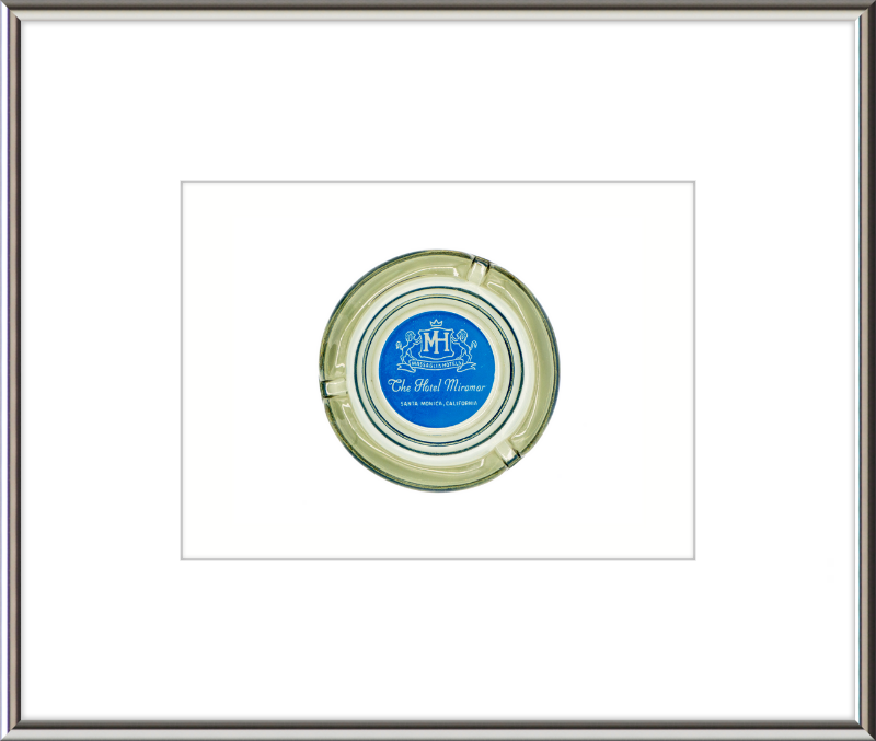 The Hotel Miramar Ashtray Wall Art