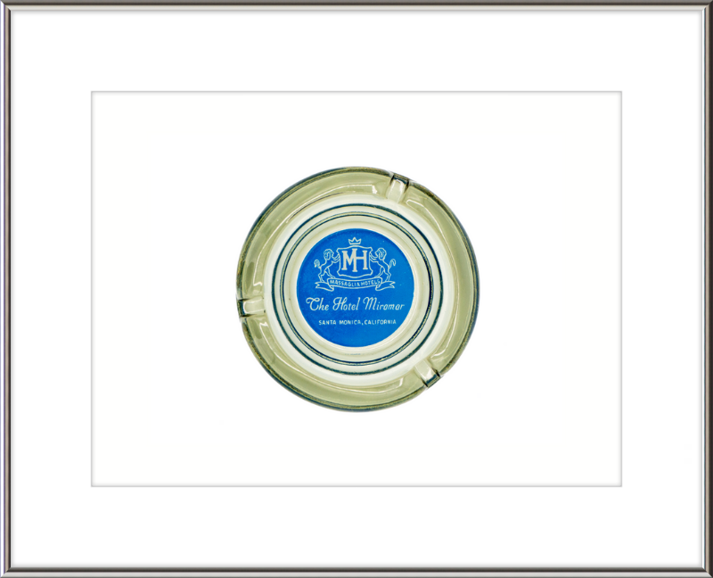 The Hotel Miramar Ashtray Wall Art