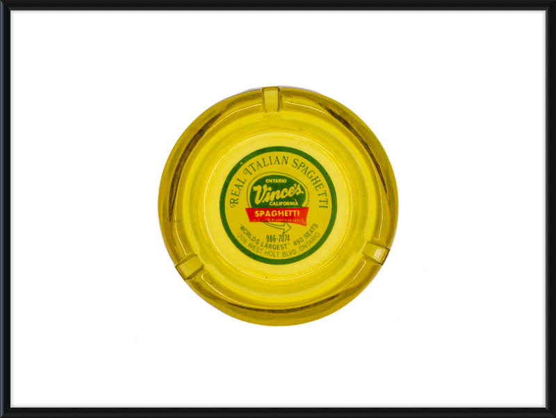 Vince's California Spaghetti Ashtray Wall Art