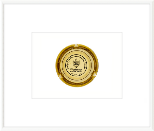 Westerner Motor Hotel Ashtray Wall Art