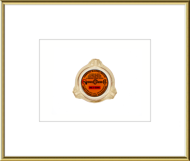Growe Glass Co Ashtray Wall Art