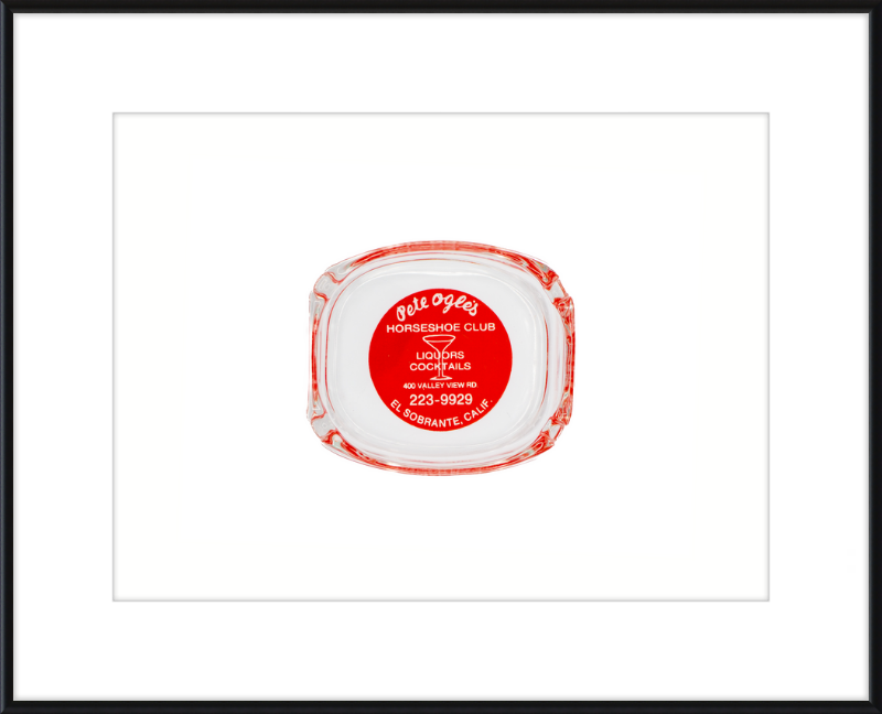 Pete Ogle's Horseshoe Club Ashtray Wall Art